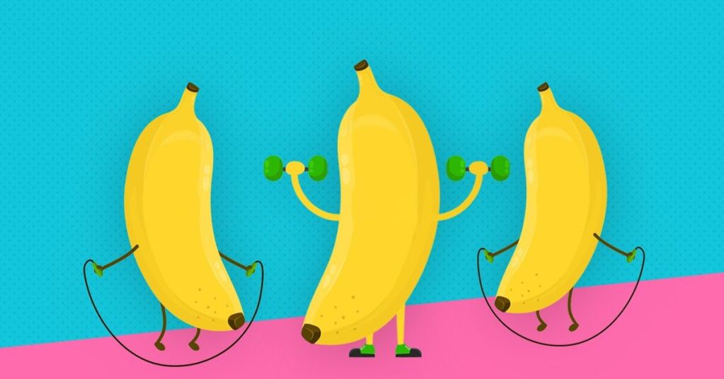 bananas imitam o aumento da largura do pênis com exercícios